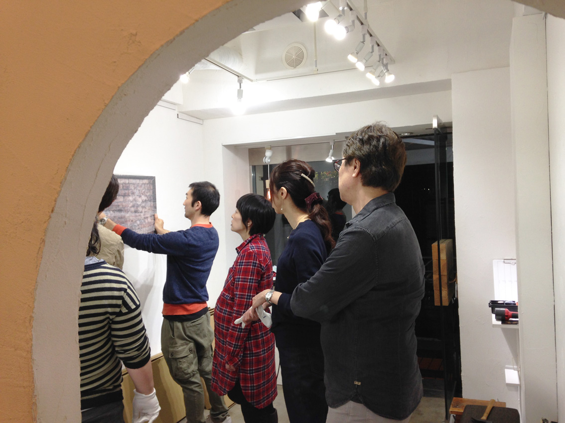 「aestas展示会 2014A/W」最終日〜aki個展Leaves・搬入_e0272050_18484013.jpg