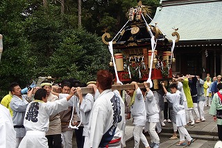 10月12日川匂神社お祭り。茅ヶ崎で式典、平塚でレセプション_d0143678_2337416.jpg