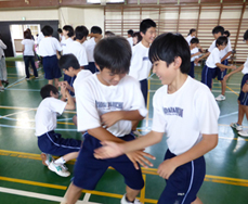 「中学生の護身術講座」…平成２６年９月_b0212413_10435254.jpg