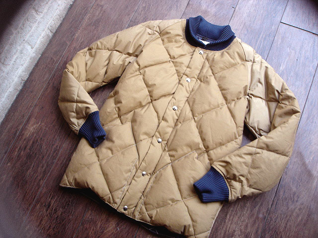 カスパール【リバーシブル】ブラック ツイード　クレセントダウンワークス　S NEW : Crescent Down Works [Rib Collar Down Shirt] & [Rib