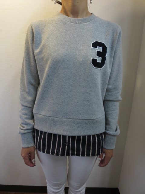 sample　　３＋ストライプシャツ　レイヤード　ＳＷＥＡＴ_e0076692_19583757.jpg