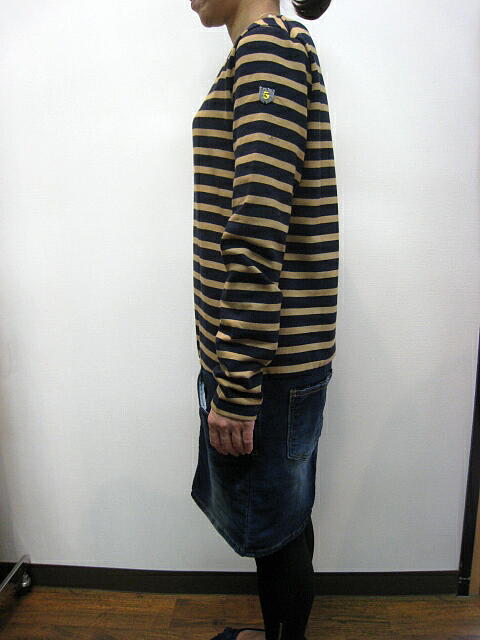 ＢＬＡＮＣ　ｂａｓｑｕｅ （ブランバスク）ニットデニムｘＣＵＴ　ＮＡＶＹ_a0089359_1703970.jpg