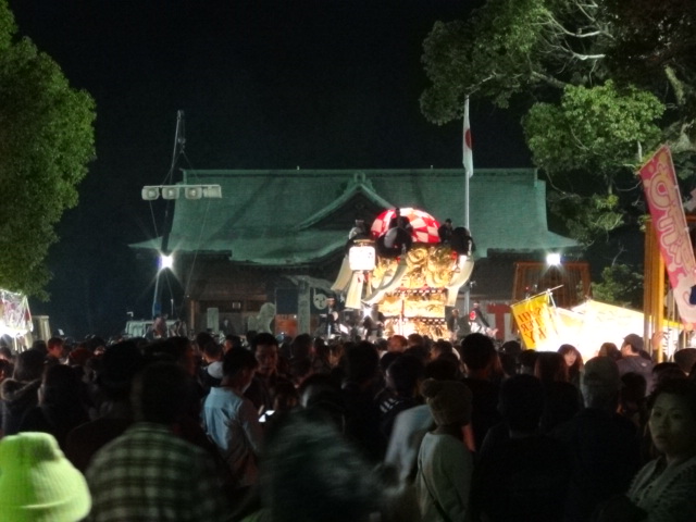 新居浜祭りの浮嶋八幡神社宮入り…2014/10/18_f0231709_23333014.jpg