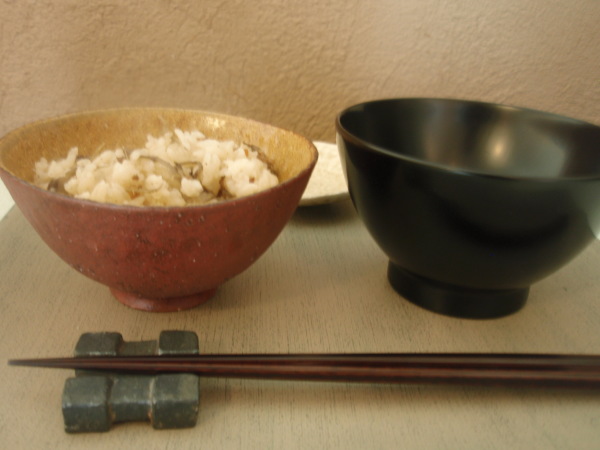 井内素さんの飯碗と焼酎カップ_b0132442_15415970.jpg