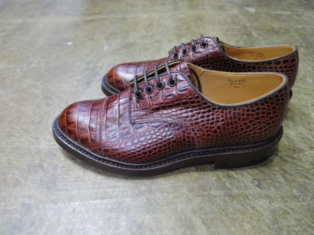 クロコ革型押し STRAIGHT TIP By 別注Tricker\'s 。。。REAL で凄過ぎる本命!★?_d0152280_1401598.jpg
