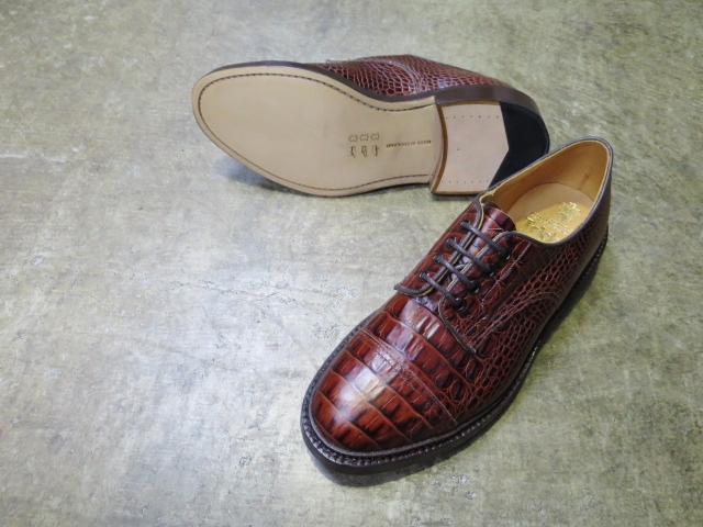 クロコ革型押し STRAIGHT TIP By 別注Tricker\'s 。。。REAL で凄過ぎる本命!★?_d0152280_1402227.jpg