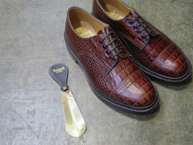 クロコ革型押し STRAIGHT TIP By 別注Tricker\'s 。。。REAL で凄過ぎる本命!★?_d0152280_140472.jpg