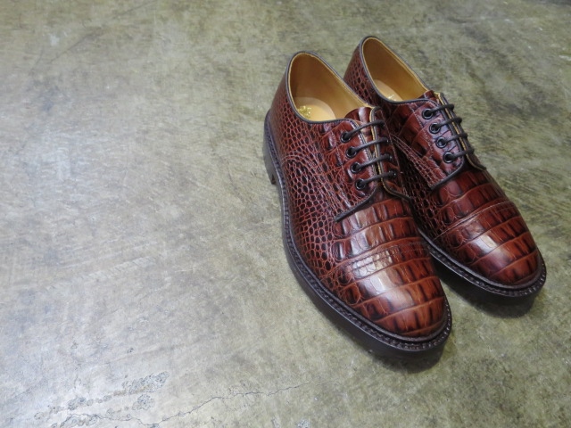クロコ革型押し STRAIGHT TIP By 別注Tricker\'s 。。。REAL で凄過ぎる本命!★?_d0152280_1405496.jpg