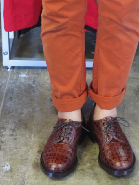 クロコ革型押し STRAIGHT TIP By 別注Tricker\'s 。。。REAL で凄過ぎる本命!★?_d0152280_1421422.jpg