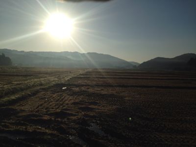 10月19日川内村の朝日_d0027486_1731818.jpg