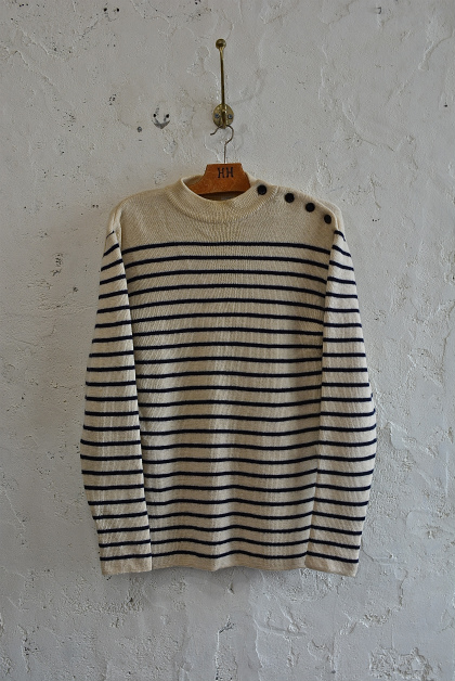 French marine border wool knit_f0226051_15373539.jpg