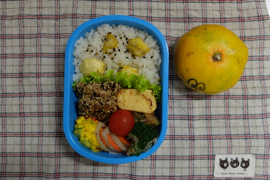 秋の味覚弁当☆幼稚園_c0269855_10274798.jpg