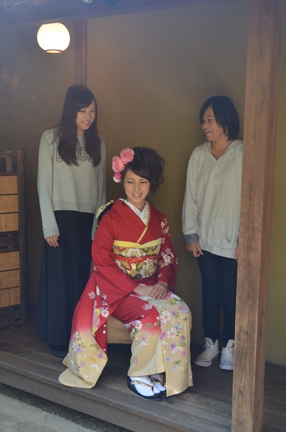 成人式前撮り 仲良し3姉妹(*^^)_d0230676_1426296.jpg