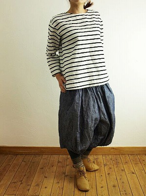10/21 prit プリット オックスモールボーダープルオーバー入荷_f0325437_11595998.jpg