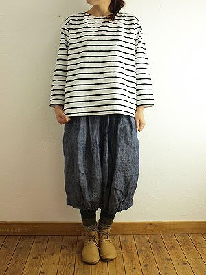 10/21 prit プリット オックスモールボーダープルオーバー入荷_f0325437_12001834.jpg