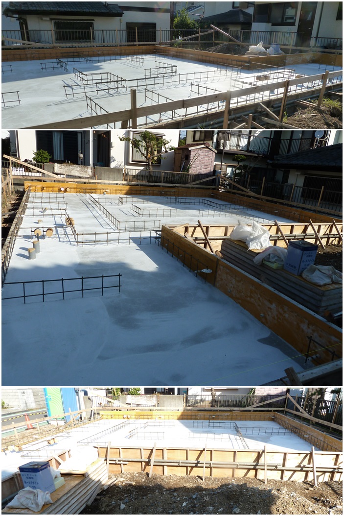 海老名の家☆基礎工事耐圧盤打設_c0152341_9125983.jpg
