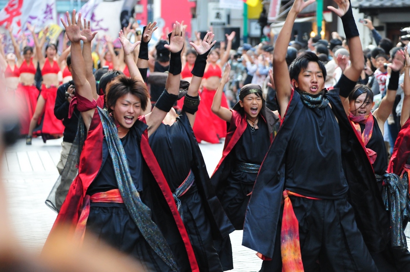 東京よさこい2014　（11）関西京都今村組（２）・清瀬他_b0104774_21380888.jpg