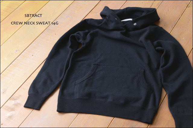 SBTRACT [サブトラクト] SWEAT PARKA 14G [SBTS-P01] スウェットパーカー MEN\'S_f0051306_11335144.jpg