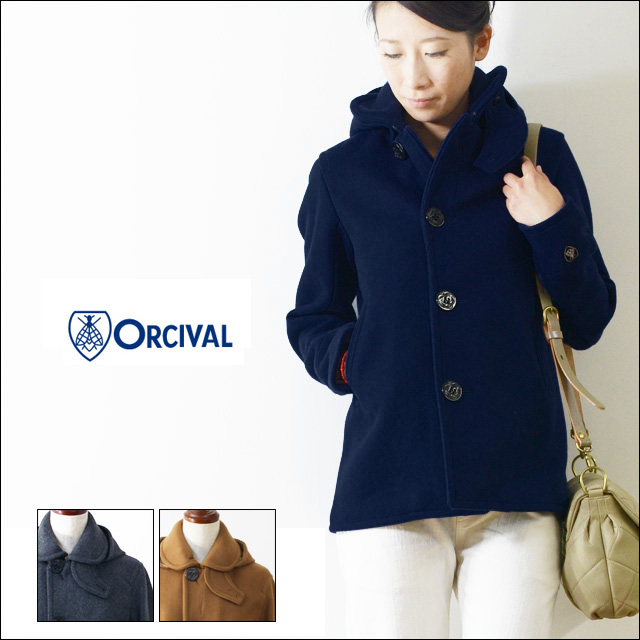 ORCIVAL[オーチバル・オーシバル] フード付きメルトンショート丈コート[RC-8362GLM] LADY\'S_f0051306_1232664.jpg