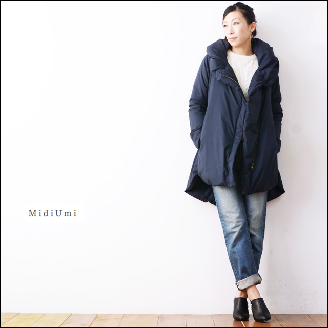 MidiUmi [ミディウミ] DOWN HOODED COAT