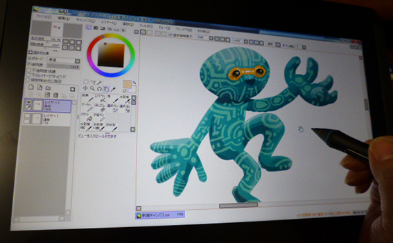 ワコムの液晶タブレット13HD購入 仕事の絵を描く編_e0022403_14124457.jpg