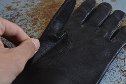 Italian army officer leather gloves dead stock_f0226051_11231343.jpg