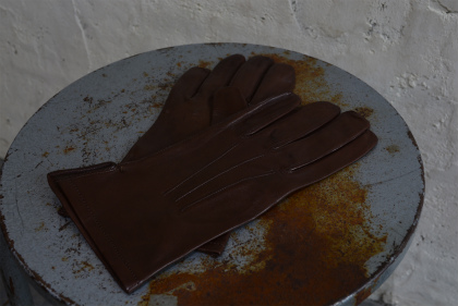Italian army officer leather gloves dead stock_f0226051_11363841.jpg