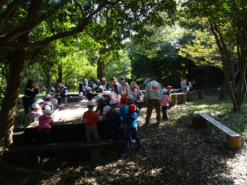 淡輪小学校1年生遠足「里山体験」・・・せんなん里海公園内うみべの森 by (TATE-misaki)_c0108460_16440458.jpg