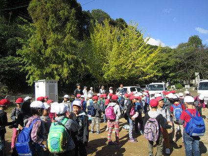 淡輪小学校２年生遠足「里山体験」　　in　　孝子の森　　　　by　　　(ナベサダ)_f0053885_20203321.jpg