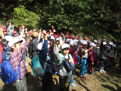 淡輪小学校２年生遠足「里山体験」　　in　　孝子の森　　　　by　　　(ナベサダ)_f0053885_20371571.jpg