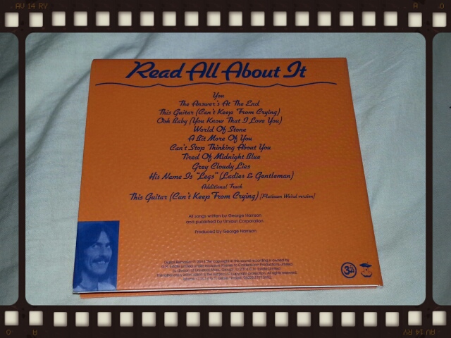 GEORGE HARRISON / EXTRA TEXTURE (Read All About It)_b0042308_043117.jpg