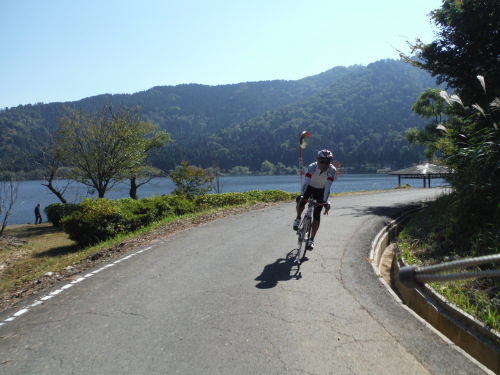 琵琶湖　アユ食べ放題サイクリング_b0332867_00381174.jpg