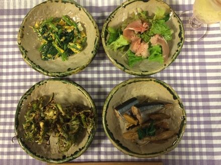 ピーマンと塩昆布のかき揚げ・・・10/25_b0247223_1942524.jpg