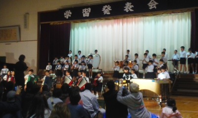 鹿島小の学習発表会_e0068696_18142312.jpg
