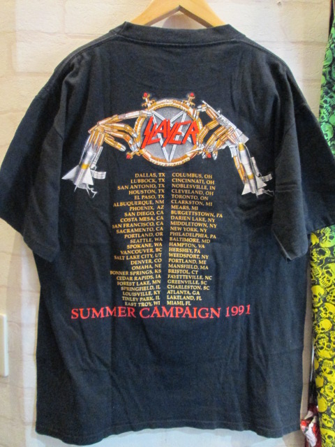 SLAYER (スレイヤー)　SUMMER CAMPAIGN 1991 Tシャツ_f0181819_144064.jpg