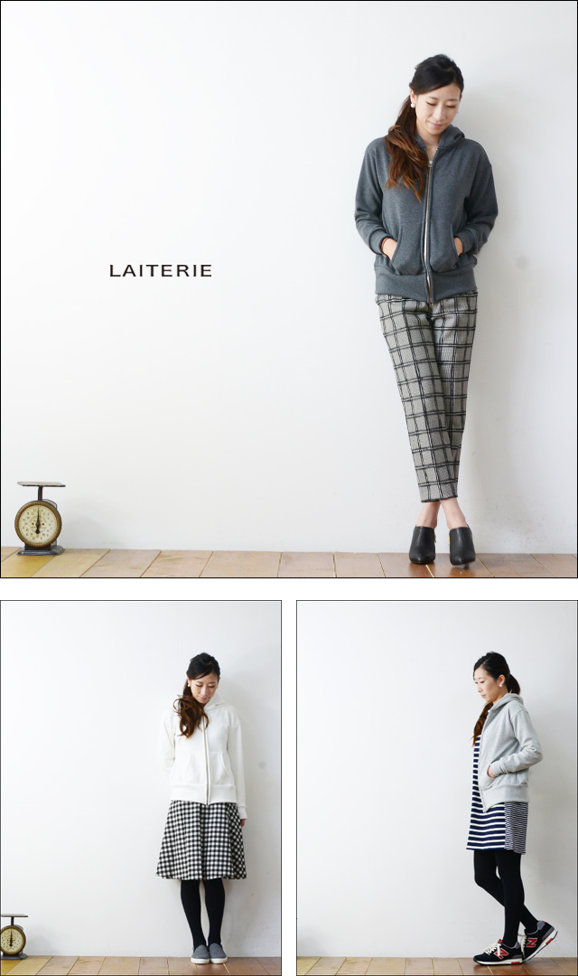 LAITERIE [レイトリー] ベロア裏毛ZIPパーカー [PLC14411] LADY\'S_f0051306_19461131.jpg