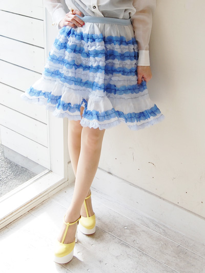 sretsis ハンサムshirt&フリルskirt♡　by kayo_f0053343_12141478.jpg