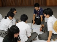 中越高等学校において2つのワークショップを行いました。_c0167632_1705729.jpg