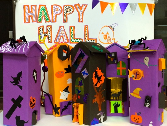 Halloweenのお化け屋敷 アトリエciel 子供絵画造形教室