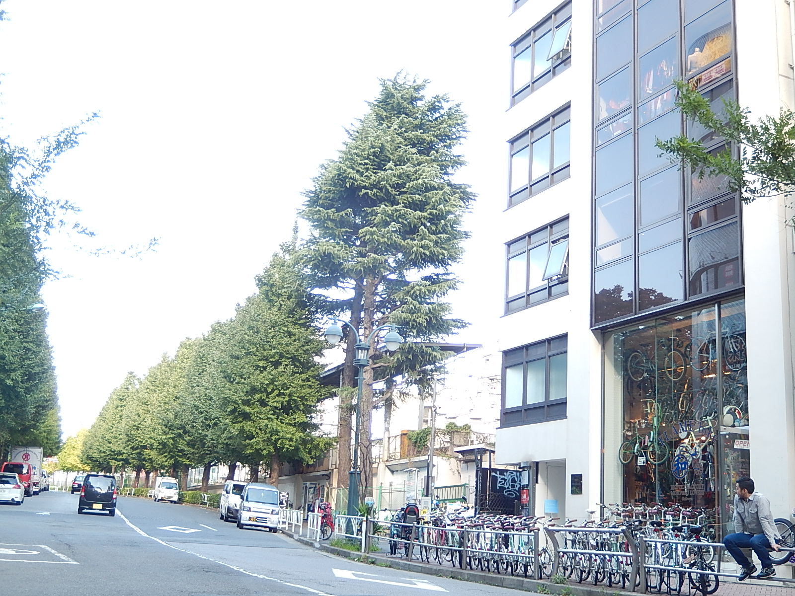 10月28日　渋谷　原宿　の自転車屋　FLAME bike前です_e0188759_1423322.jpg