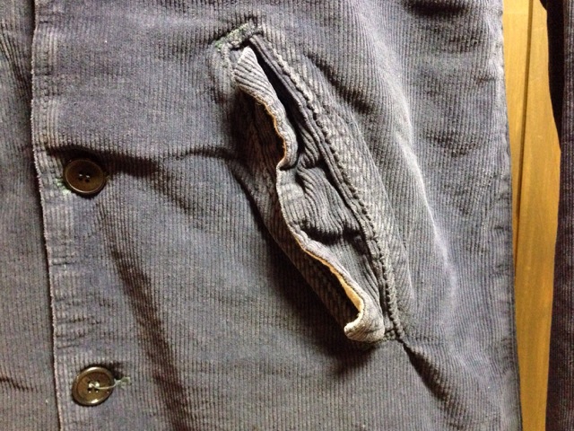 神戸店10/29(水)MidWestヴィンテージ入荷!#5 Prisoner Corduroy JKT Navy,Black!!!(T.W.神戸店)_c0078587_16391567.jpg