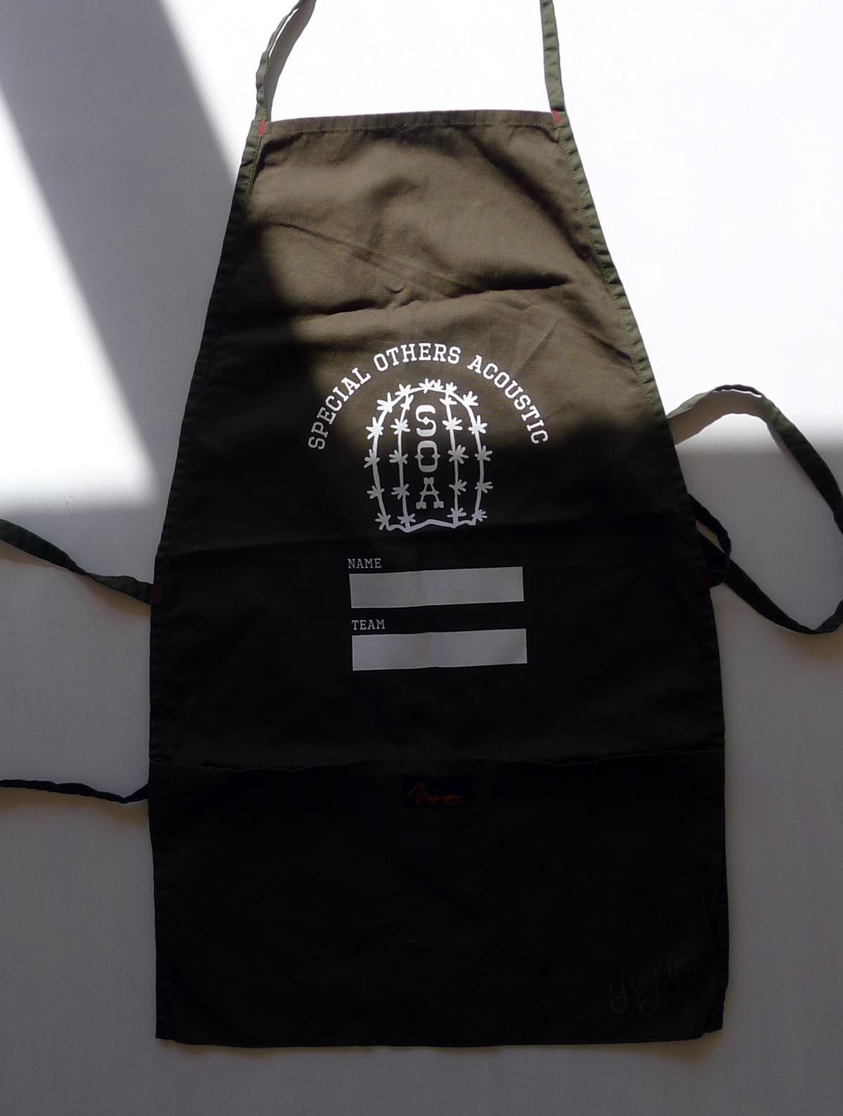 SPECIAL OTHERS ACOUSTIC スペアザ エプロン デニム オリジナル エプロン