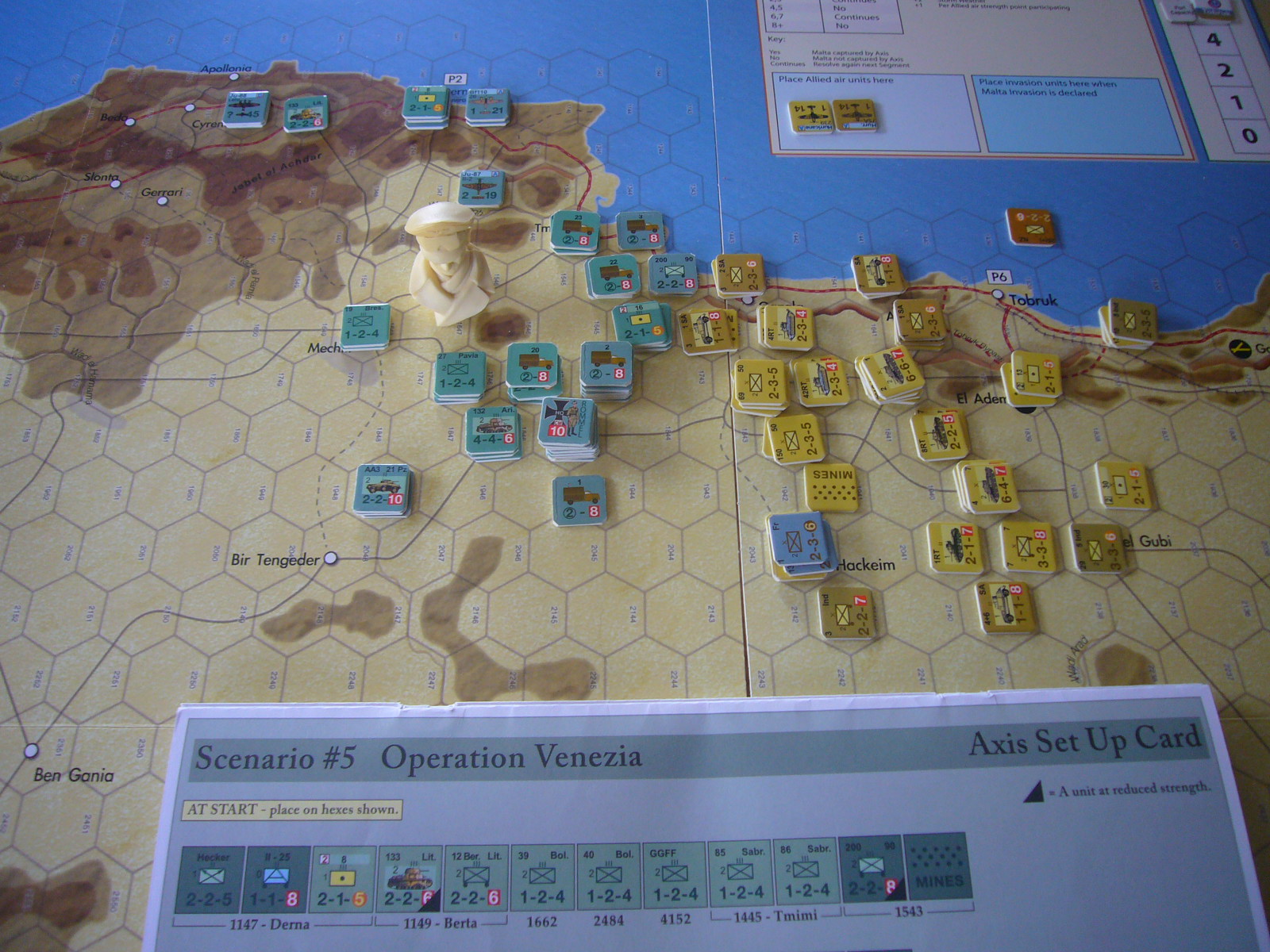 (L2D)ROMMEL'S WAR ヴェネチア作戦(42年夏ガザラ戦)シナリオ YSGA 例会報告