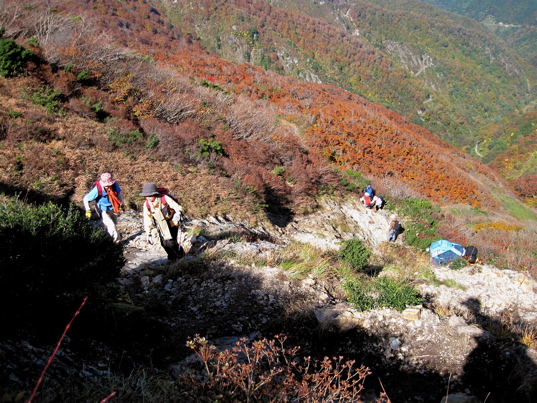 愉しめた♪　青空と紅葉　冠山_a0164011_222237.jpg