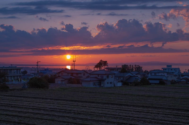 久々の夕焼け空_f0029038_8164437.jpg