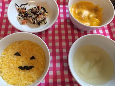 10月31日の給食。ハロウィン献立でした!_c0293682_1731871.jpg