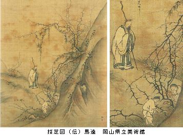 最安価格 真作/田中案山子/漁村静図/山水図/漁村風景図/掛軸☆宝船☆AH 絵画+タペストリー