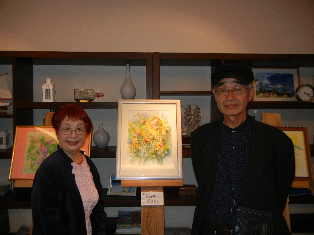 ’14,11,1(土)水彩画展とフラとウクレレの会!_f0060461_1945499.jpg