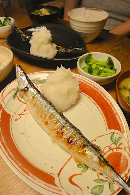 秋刀魚の塩焼き_f0054859_18584891.jpg