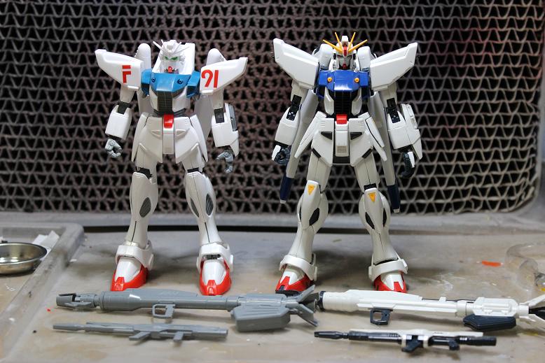 Mg F91 ガンダムf91 製作記2 ヒマと余暇と休日の過ごし方
